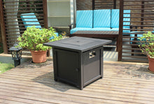 Upland 30” Slat Top Gas Fire Pit Table