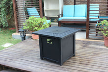 Upland 30” Slat Top Gas Fire Pit Table